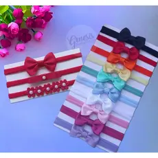 Kit 10 + kit de 03 Unidades Faixinhas Vermelha de Laços Para Bebê RN  bêbe