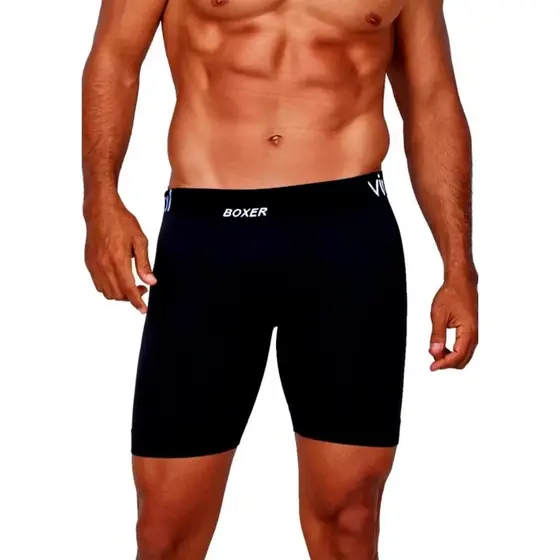 Kit 5 Cueca Boxer Longa Ciclista Premium Exclusiva