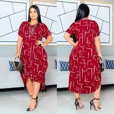 Vestido Mullet Plus Size Elegante com Bolso