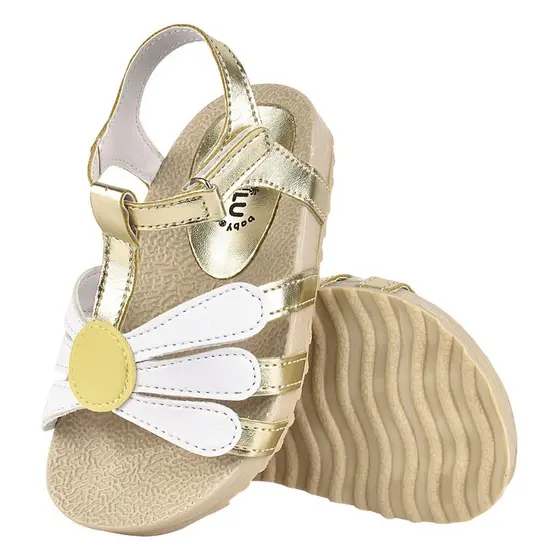 Sandália birken Meninas Margarida Kids Infantil Flor Confortável