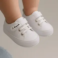 Tênis infantil Ponta e Elástico bebe menino batizado confortável envio rápido recém nascido