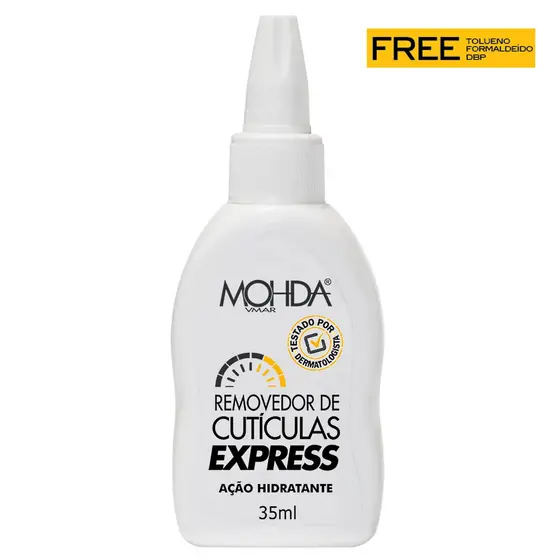 Removedor de Cutículas Express - Ação em 15s - Sem Dor - Sem Alicate - 35ml