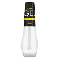 Esmalte Top Coat EFEITO GEL (Cobertura) - Mohda 8,5ml (Dura em média 10 dias)