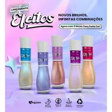 Esmalte Iridescente Maria Pomposa 15FREE e Vegano - Efeito Asa de Borboleta, Unicórnio...