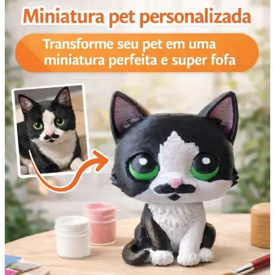 Miniatura pet  personalizada