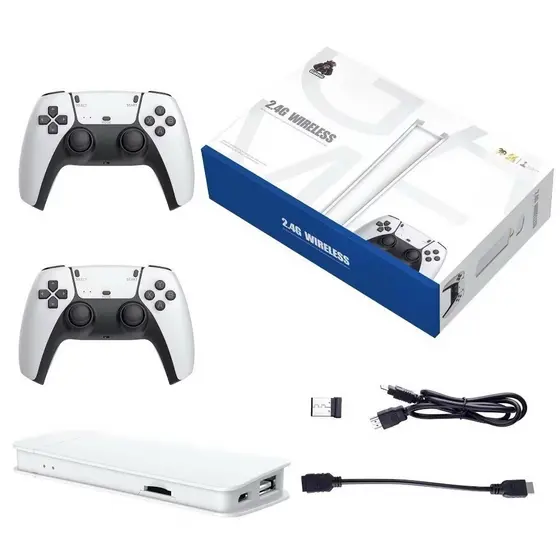 Game Stick M15 Pro 4k 64GB com 2 controles sem fio +20.000 jogos