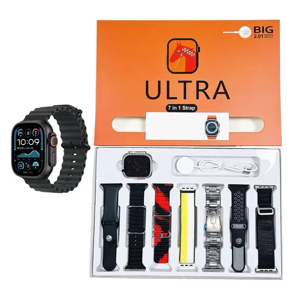 Smartwatch 7 Em 1 Alças 49mm Full Touch Screen Sport alex