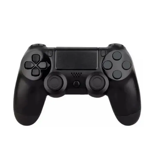 Controle USB Com Fio Estilo DualShock 4 para PS4, PC e Notebook | Gamepad Ergonômico com Vibração e Cabo Incluso