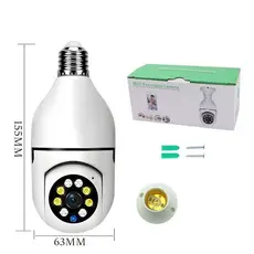 Câmera Segurança 360° WiFi iCSee HD Visão Noturna Infravermelho Áudio Bidirecional Detecção de Movimento Sem Fio