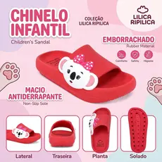 Chinelo Lilica Ripilica Slide Nuvem Birken Menina Original