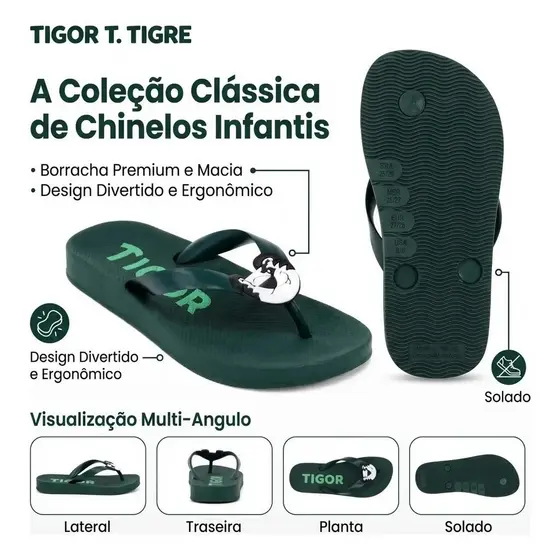 Sandália Chinelo Tigor T. Tigre  Original Masculino Infantil