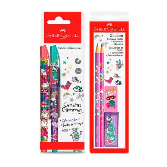 Kit Glimmer Viagem Faber-Castell