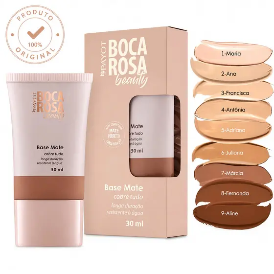 Base Líquida Boca Rosa Beauty by Payot Matte Perfect 30ml Acabamento Matte