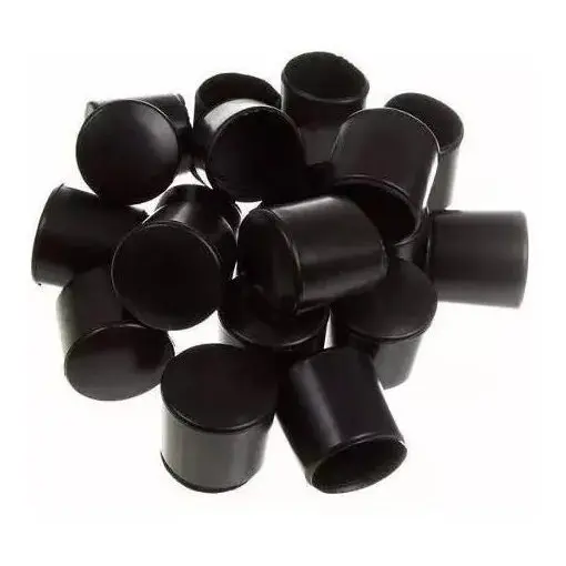 Ponteira Pé Cadeira Pvc Externa 1 1/4 32mm 3cm Preta 16un