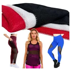 Tecido Telinha Tela Open por metro Rede para Confecção de Roupa Mochila Forro de Bolso Bermuda Fitness Academia Ciclismo