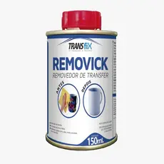 Removedor De Transfer Para Vidro Metal Porcelana Inox e Azulejo Removick 150ml - Tranfix