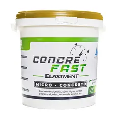 Concreto Estrutural Industrial Cura Rápida Reparo Rápido Em Piso Fundação Concre Fast 4kg Elastment