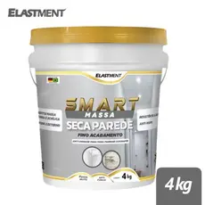 Massa Fina Seca Parede Branco Smart Massa  - Elastment