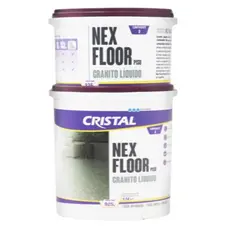 Granito Líquido Autonivelante Alta Resistência Nex Floor Piso 1,25Kg Acabamento - Cristal