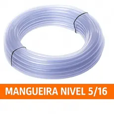 Mangueira de Pedreiro Nivel Silicionada Cristal Transparente 5/16 100 METROS
