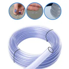Mangueira Nível Pedreiro Silicone 5/16 Transparente Alta Precisão Construção 30m 40m 50m