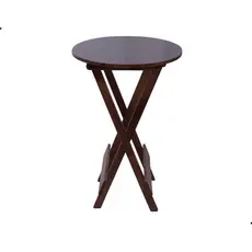 Mesa Bistrô Redonda Madeira Maciça Resistente Pinus
