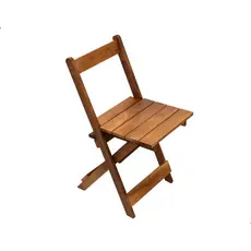 Cadeira Bistrô Dobrável Madeira Linha Nápoli Bar/casa/jardim