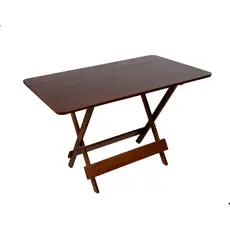 Mesa 100x70 Dobrável Madeira Pinus Resistente