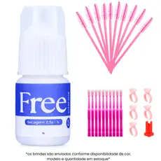 Cola de Cílios para Extensão Free Clear Cola Para Cílios Adesivo Cola Extensão de Cílios Beautify