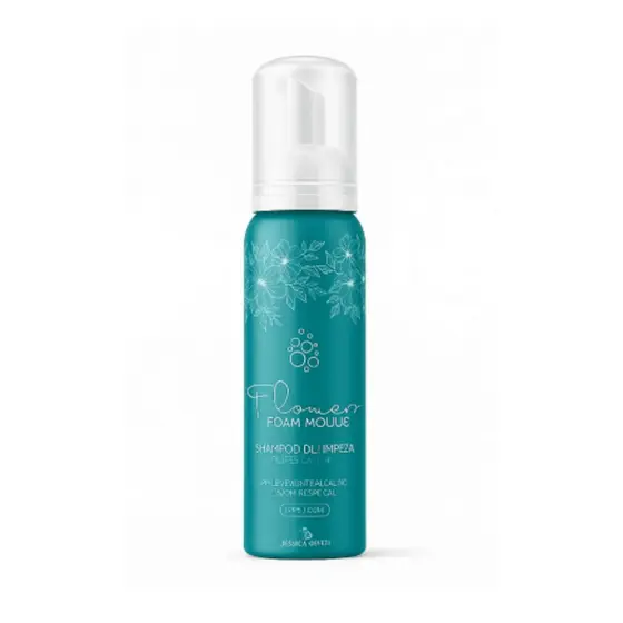 Espuma de Limpeza JD Lashes Flowers Foam Mousse 150ml