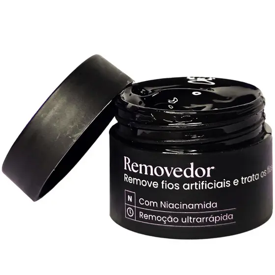 Removedor de Cilios Beautify em Gel 2 em 1 Removedor de Extensão de Cílios Cola 5g