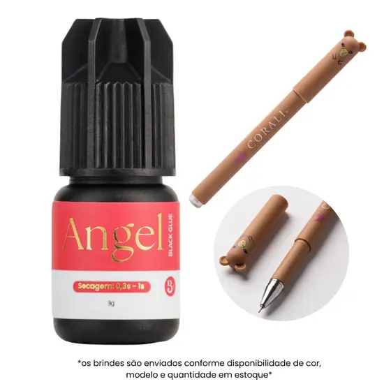 Cola de Cílios Angel Beautify Pro Extensão de Cílios Caneta Apagável Cola de Cilios