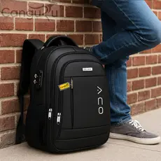 Mochila Masculina Feminina Reforçada Escola Faculdade Antifurto Resistente Cadeado Saída USB Urbana