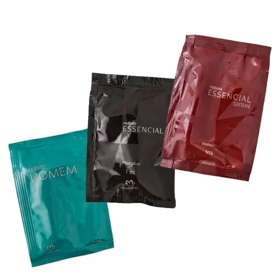 Essencial tradicional masculino, Safran Masculino, Natura Homem, Aromáticos 1ml cada