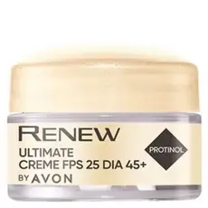 Renew MINI creme facial 15g ULTIMATE DIA FPS25 45+ ou Platinum Noite 55+ AVON