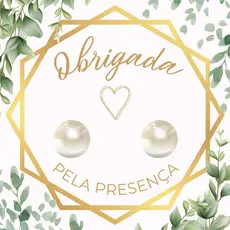 50 Pares de brincos de pérola Tag Um mimo para você