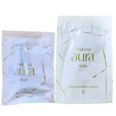 Aura Alba Eau Natura 1ml ou Sachê de Hidratante Aura Alba 5g, a escolher
