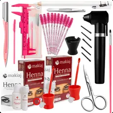 Kit Design Sobrancelha Profissional Henna Makiaj Mixer