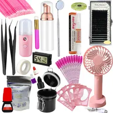 Kit Extensão de Cilios Volume Russo Cílios Nagaraku Profissional Alongamento Fio a Fio Curvatura