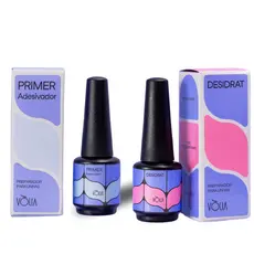 Kit Volia Preparadores Desidratador E Primer Sem Acido Kit Volia Desidratador e Primer Reutilizável