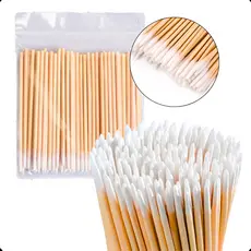 Kit Palitos Com Algodão De Limpeza Alinhamento Henna Sobrancelha Micropigmentação Unha Boca