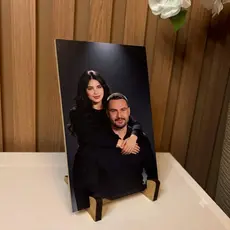 Quadros Quadrinhos de Mesa Personalizado com sua Foto Casal Namorados