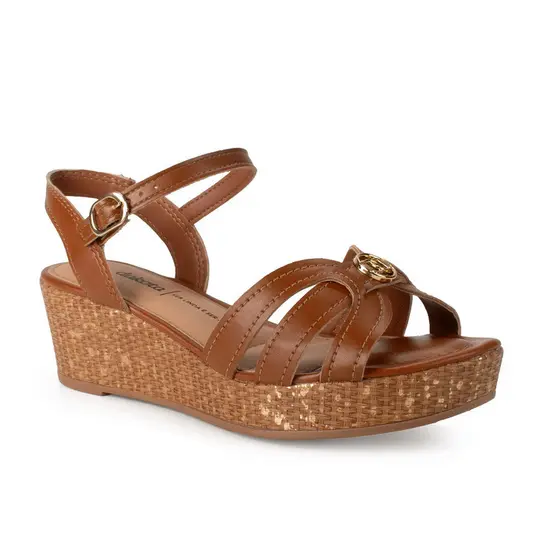 Sandalia Feminina Dakota Anabela Plataforma Casual Y9811