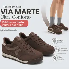 Tênis Feminino Via Marte Confortável Macio Casual Dia A Dia ORIGINAL 23701302