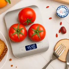 Balança Digital Cozinha 10Kg Mini Balanca De Alta Precisão Inox Com Visor Digital Dieta Casa