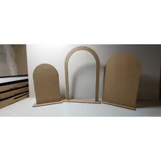 kit com 3 Mini Painel Romano Picolé MDF Aniversário Evento Casamento Decoração Festas