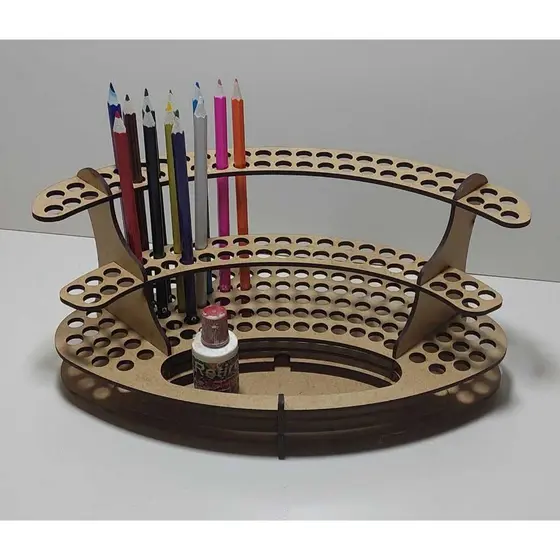 Organizador de Lapis e/ou Canetas porta lapis de cor de mdf