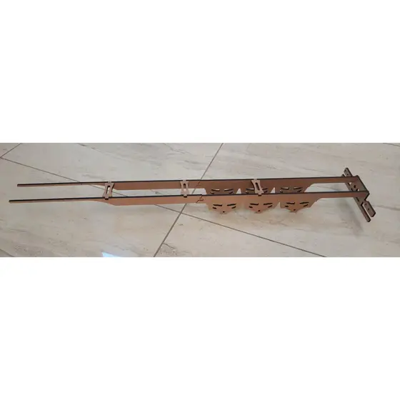 chassi da carreta 98 cm mdf 6mm escala 1/14