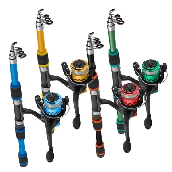 kit Vara Telescópica 1,80m 20lb + Molinete 200 3 Rolamentos pesca Vara molinete mulinete vara telescopica