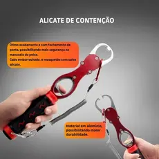 Alicate de pesca com Balança, pega Peixe, alicate de contenção com Balança